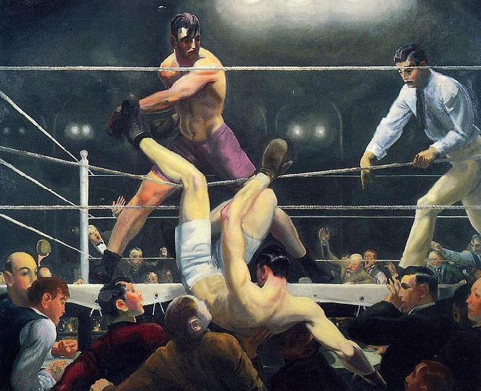 George Wesley Bellows Dempsey and Firpo oil painting image